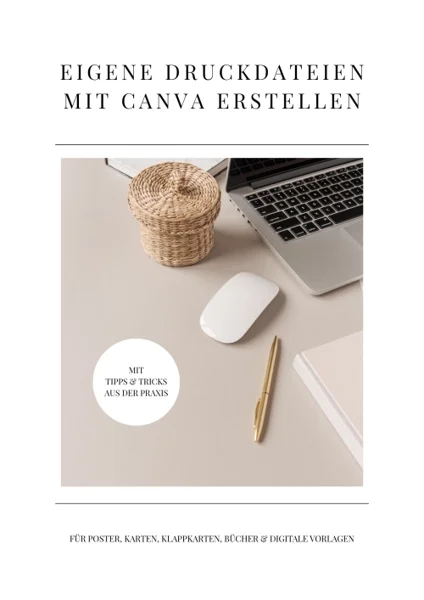 Produktbild Eigene Druckdateien mit Canva erstellen
